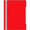 Скоросшиватель пластиковый A4 100/120, красный, 10шт/уп