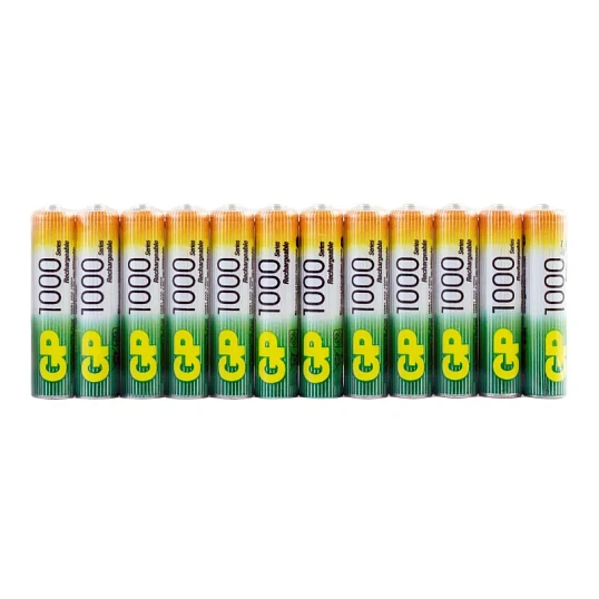 Аккумулятор GP GP100AAAHC-B12/100AAAHCRGY-B12 /312 ААА 1000(min950mAh)12шт