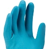 Перчатки хозяйственные Gloves Lux BICOLOR сине-желтые р.S