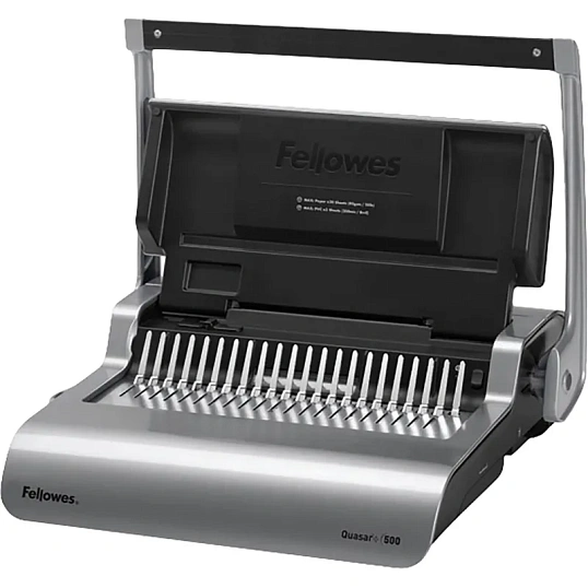 Брошюровщик Fellowes Quasar+, А4, 25л./500л., пл.пруж.
