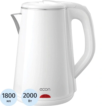 Чайник ECON ECO-1851K, 2000 Вт, Объем: 1,8 л