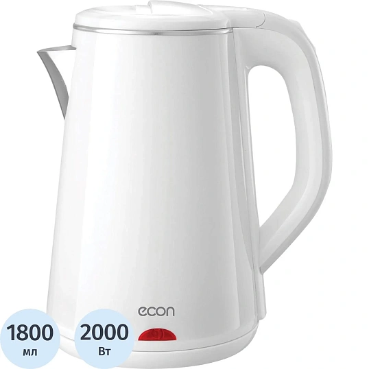 Чайник ECON ECO-1851K, 2000 Вт, Объем: 1,8 л