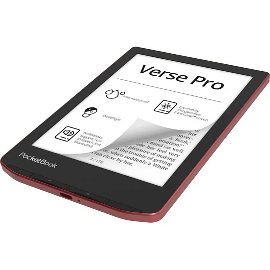 Книга электронная PocketBook 634 Verse Pro Passion Red (PB634-3-WW)
