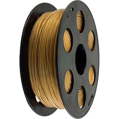Катушка PLA пластик BestFilament, 1.75 мм, золотистый металлик,1 кг