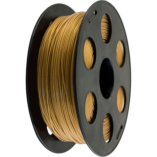 Катушка PLA пластик BestFilament, 1.75 мм, золотистый металлик,1 кг