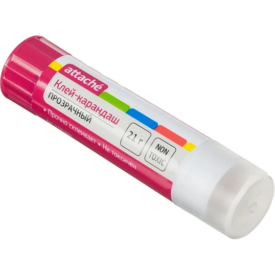 Клей-карандаш 21г Attache прозрачный