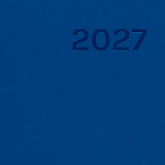 Ежедневник датированный 2027 Attache СОФТ ТАЧ А5 140х200мм 168л синий