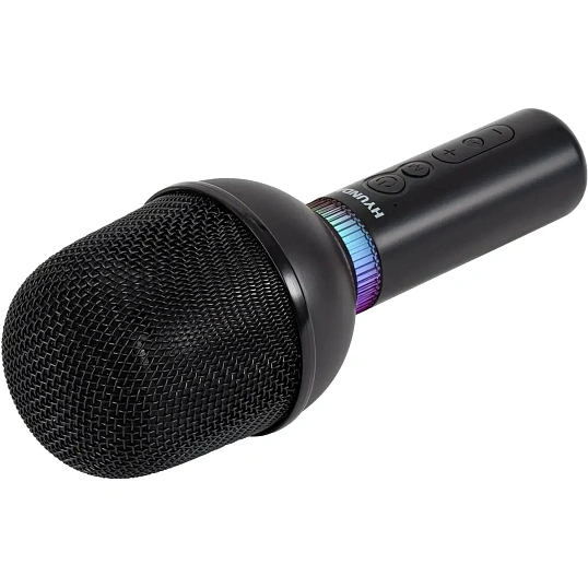 Микрофон Hyundai H-MIC101, черный, беспроводной
