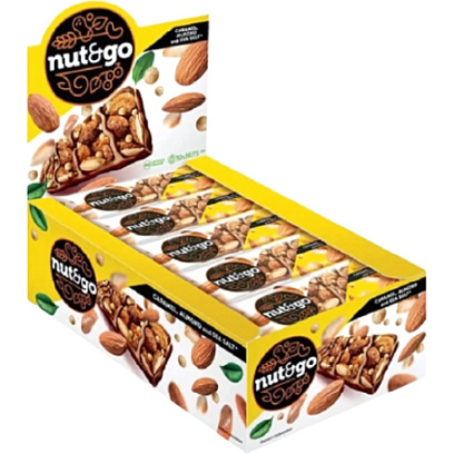 Батончик миндальный Nut N Go , 34гХ18шт/уп, ВК313