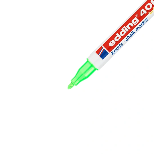 Маркер меловой edding 4085/064. 1-2 мм. Неоновый зеленый