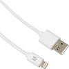 Кабель 2,4A, 1м, USB - Lightning, TPE, белый BT-JCBL-002/U152