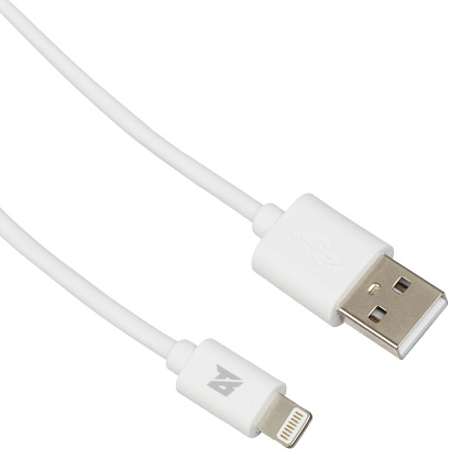 Кабель 2,4A, 1м, USB - Lightning, TPE, белый BT-JCBL-002/U152