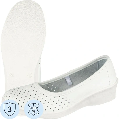 Туфли женские АЛМИ (арт. 6813-00101) Эмануэла, белые, р.37