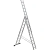 Лестница трехсекционная алюминиевая 3х10 ступеней TOPFORT