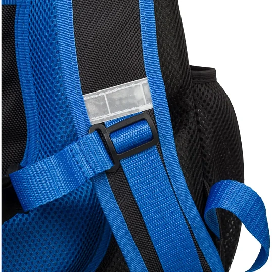 Ранец Basic Robot паттерн черный, 2 отд., эргоном. спинка