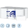 Бумага туалетная д/дисп Protissue 1сл 12рул 200м С231