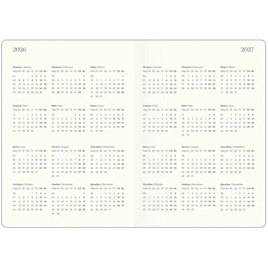 Ежедневник датированный 2026 IF 14х20см 176л, тв с рез, Explore I1715/black