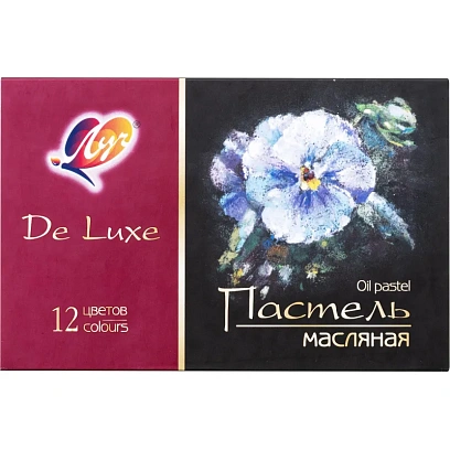 Пастель масляная Люкс 12 цв (круглая) 30С 1936-08 набор