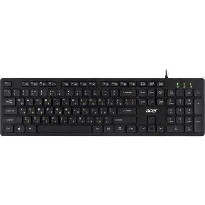 Клавиатура Acer OKW122 черный USB (ZL.KBDEE.00C)