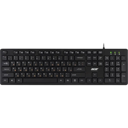 Клавиатура Acer OKW122 черный USB (ZL.KBDEE.00C)