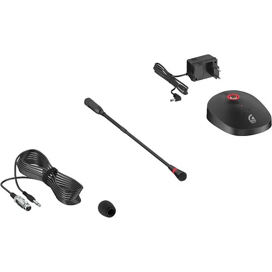 Микрофон Roxton RM-01, настольный с ветрозащитой, кабель 5м