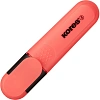 Маркер текстовыделитель Kores BRIGHT LINER PLUS,скош након, 0,5-5 мм, красн