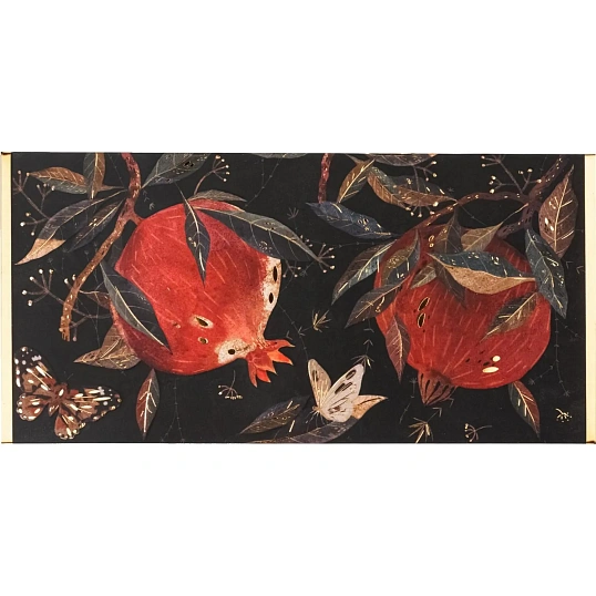 Конверт подарочный флора.гранат, 19 x 9.3 см, 2-822/02