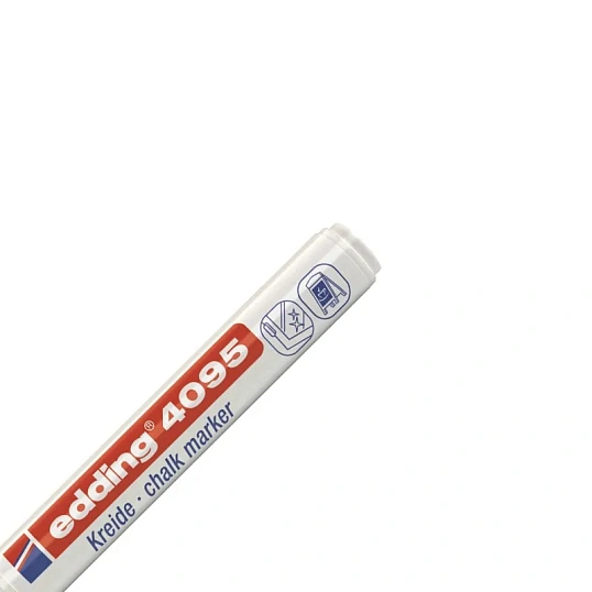 Маркер меловой Edding E-4095 chalk marker белый_049