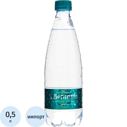Вода минеральная S.Bernardo Naturale Premium природн негаз пэт 0,5л
