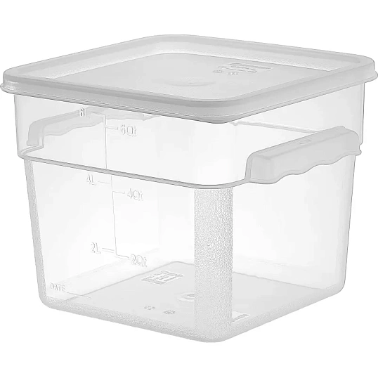 Контейнер для прод.квадр. 5,7 л. 22х22х19 см. с мерн.шкал,прозр,п/п (76701)