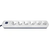 Сетевой фильтр Powercom SP-06W 5,0 м (6 розеток) белый/серый