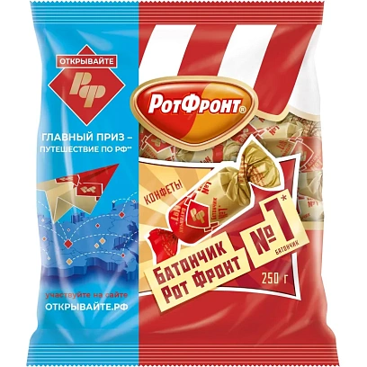 Конфеты шоколадные Батончики Рот Фронт 250