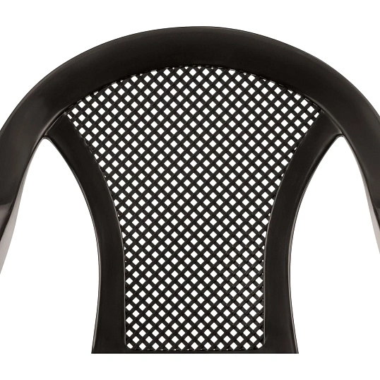 Кресло PR_Decorona DeVeranda 540x535x785 мм, круглая сетчатая спинка орех