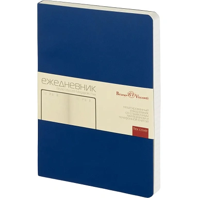 Ежедневник недатированный А5 140 х 210 мм Megapolis Flex син 272 стр.3-531