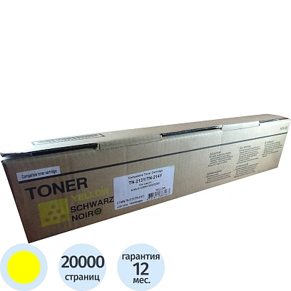 Тонер-картридж Konica Minolta bizhub C200/C203/C253 yellow TN-213Y/TN-214Y