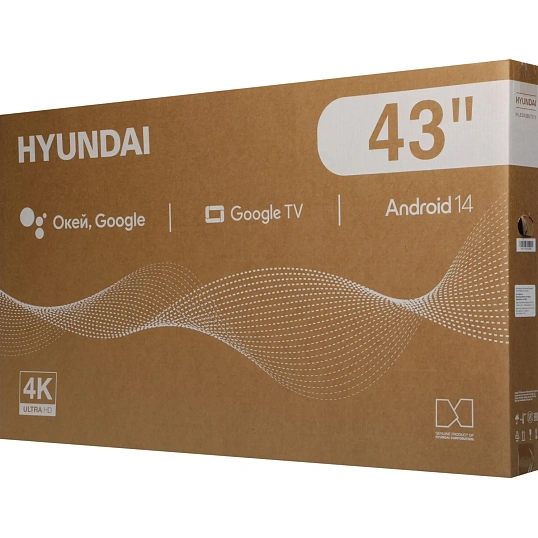 Телевизор Hyundai H-LED43BU7011, UHD, смарт (Google TV)