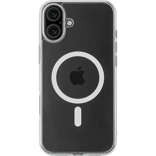 Чехол uBear Real Mag Case,защитн,iPhone16 Plus,усил.прозр(CS397TT67RL-I24M)