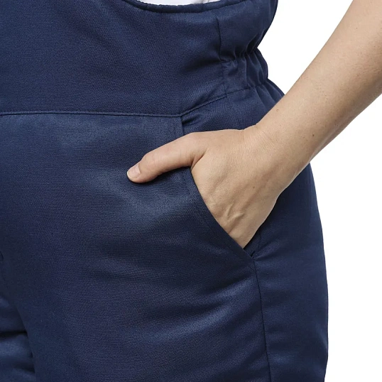 Полукомбинезон рабочий зимний жен з32-ПК син смес 44-46 158-164(Арсенал-СП)