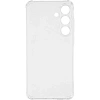 Чехол накладка PERO силикон для Samsung S25 Plus прозрачный усиленный