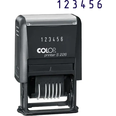 Нумератор 6-и раз. высота шрифта 4 мм S226 (аналог 4846) Colop