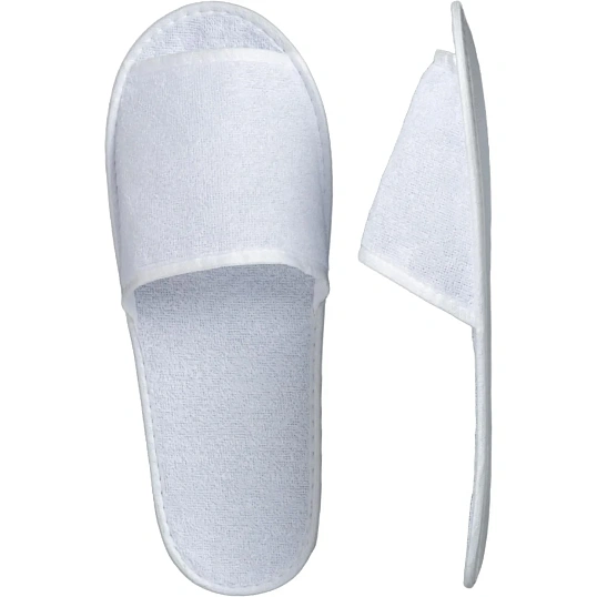 Тапочки одноразовые Бюджет,открытый мыс,махра(100% полиэстер)2,5 мм,Стиль