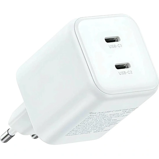 Зарядное устройство UGREEN X526(65154) 45W,USB-C GaN,EU,белый