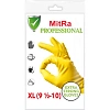 Перчатки MitRa Professional КЩС желтые, р.XL (12 пар/уп.)