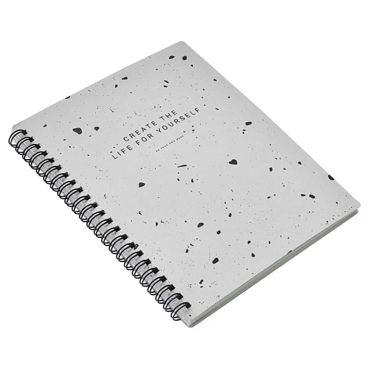 Тетрадь общая А5 96л.клетка,спир,Be Smart,Terrazzo,N3678