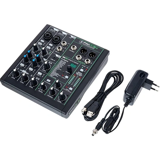 Микшерный пульт Mackie ProFX6v3, 6-канальный, с процессором эффектов