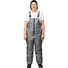 Полукомбинезон рабочий зимний женский з46-ПК серый (р.64-66) 182-188