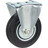 Колесо для тележки неповор Стелла-техник 4002-125 д125мм,г/п 100кг,рез,мет