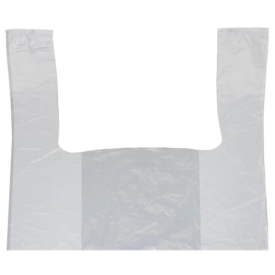 Пакет-майка ПНД 25+12х45 см 9 мккм Артпласт Белая 100 шт/уп