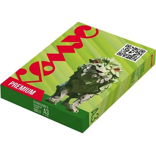 Бумага КОМУС ДОКУМЕНТ Premium (А3, марка А, 80 г/кв.м, 500 л)