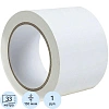 Лента для разметки Vell 100ммx33м, белая, 0,15 мм, ПВХ (301593)